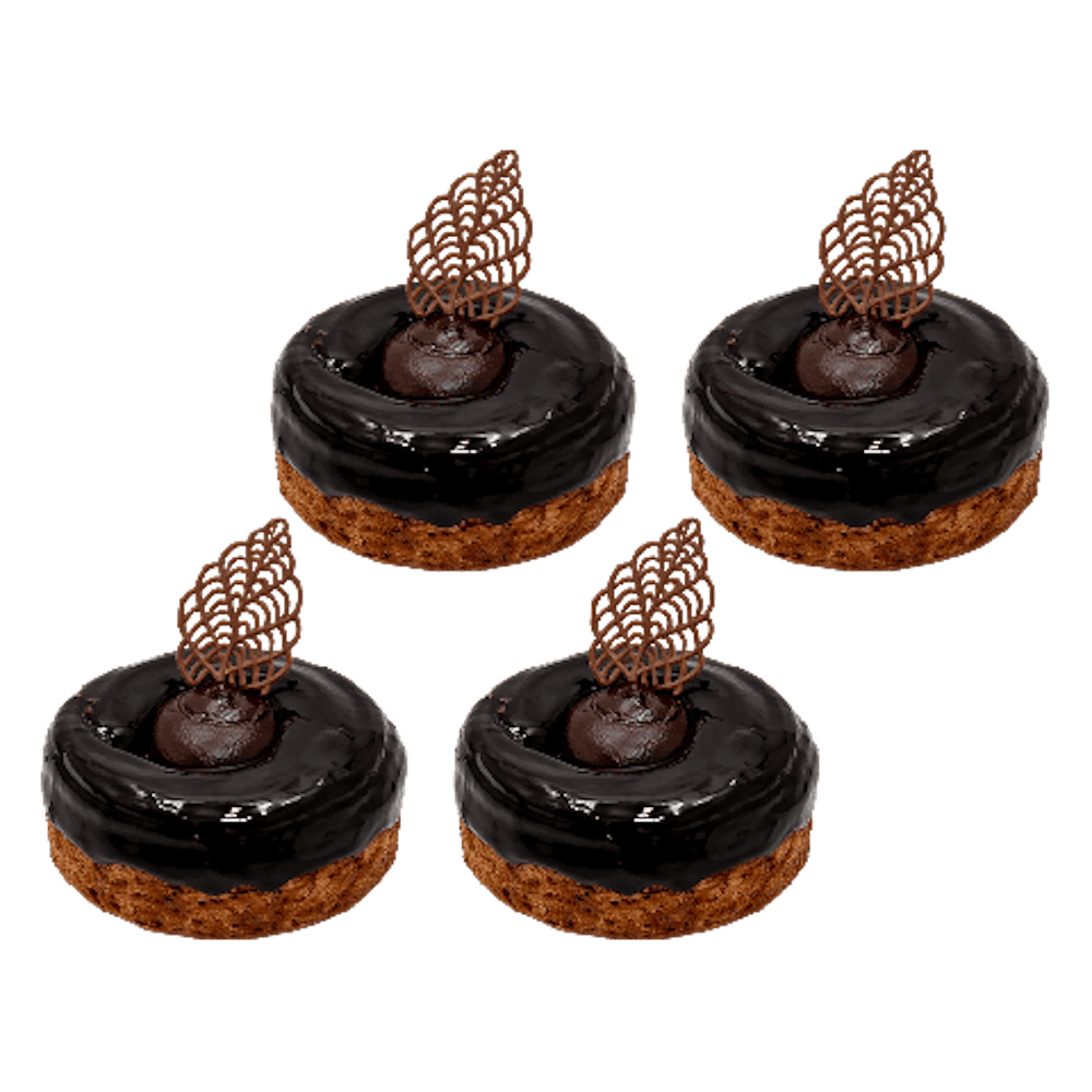 Hapse slof chocolade per 4 stuks